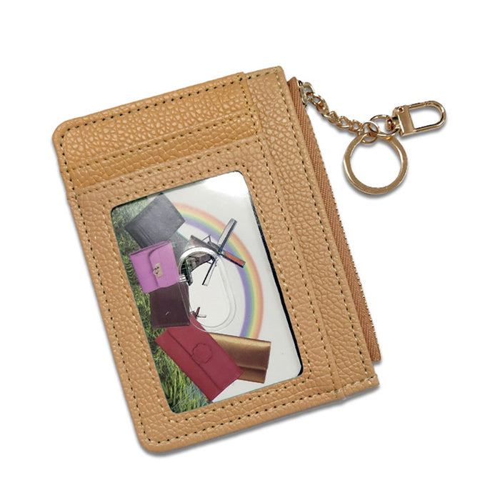 Jewelry WholesaleWholesale PU Leather Card Holder Keychain JDC-KC-XBin001 Keychains 雄彬 %variant_option1% %variant_option2% %variant_option3%  Factory Price JoyasDeChina Joyas De China