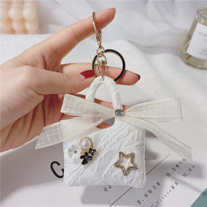 Wholesale Lace Bag Shape Keychain JDC-KC-LX049