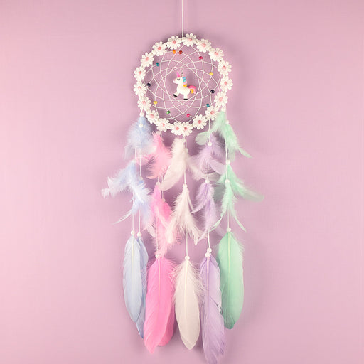 Jewelry WholesaleWholesale Feather Iron Ring Wooden Beads Dreamcatcher MOQ≥2 JDC-DC-MYing001 Dreamcatcher 梦萤 %variant_option1% %variant_option2% %variant_option3%  Factory Price JoyasDeChina Joyas De China