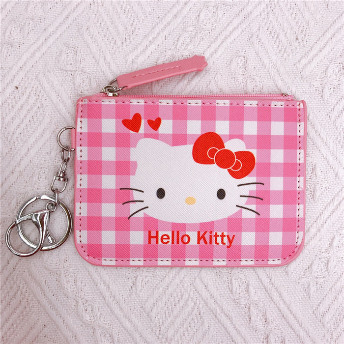 Wholesale Cartoon PU Card Holder Coin Purse Keychain (M) JDC-KC-YaLL005