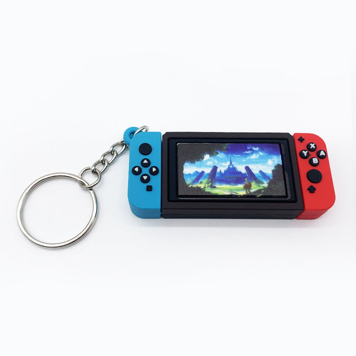 Wholesale Cartoon Silicone Game Machine Keychain MOQ≥2 JDC-KC-HAn001