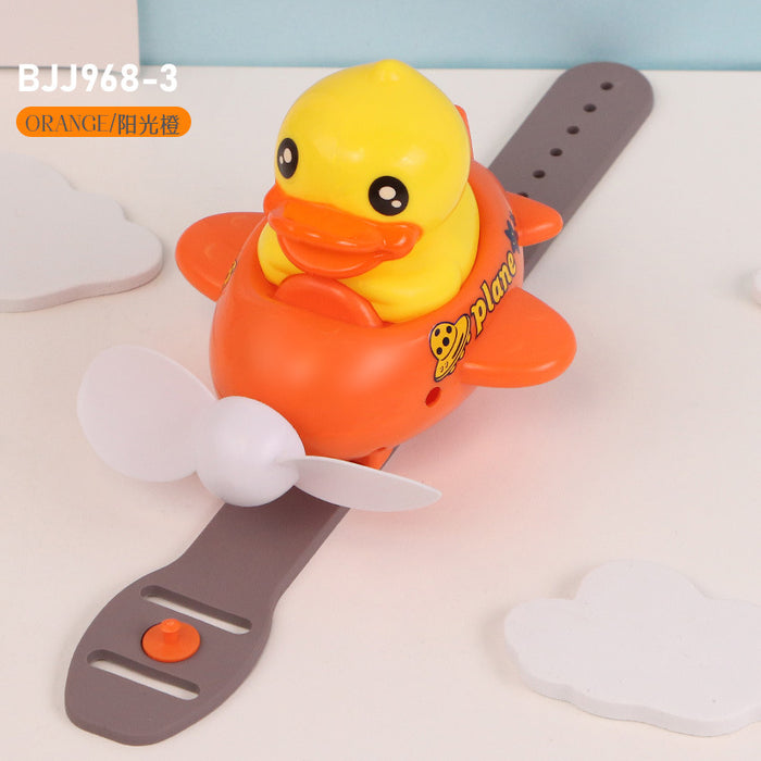 Jewelry WholesaleWholesale Kids Cartoon USB Charging ABS Watch Fan JDC-FAN-TSB001 FAN 拓斯邦 %variant_option1% %variant_option2% %variant_option3%  Factory Price JoyasDeChina Joyas De China