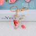 Jewelry WholesaleWholesale dried flower daisy 26 letters Keychain JDC-KC-YiWa002 Keychains 伊娃 %variant_option1% %variant_option2% %variant_option3%  Factory Price JoyasDeChina Joyas De China