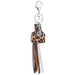 Jewelry WholesaleWholesale Leather Tassel Turquoise Alloy Sunflower Keychain MOQ≥2 JDC-KC-HeYi001 Keychains 合异 %variant_option1% %variant_option2% %variant_option3%  Factory Price JoyasDeChina Joyas De China