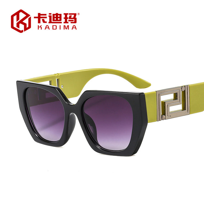 Wholesale Square Big Frame Sunglasses with Color and UV Protection JDC-SG-XIa027