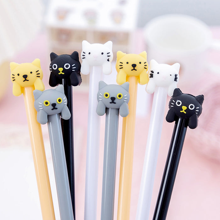 Wholesale Ballpoint Pen Plastic Kitten Cartoon JDC-BP-XuF012