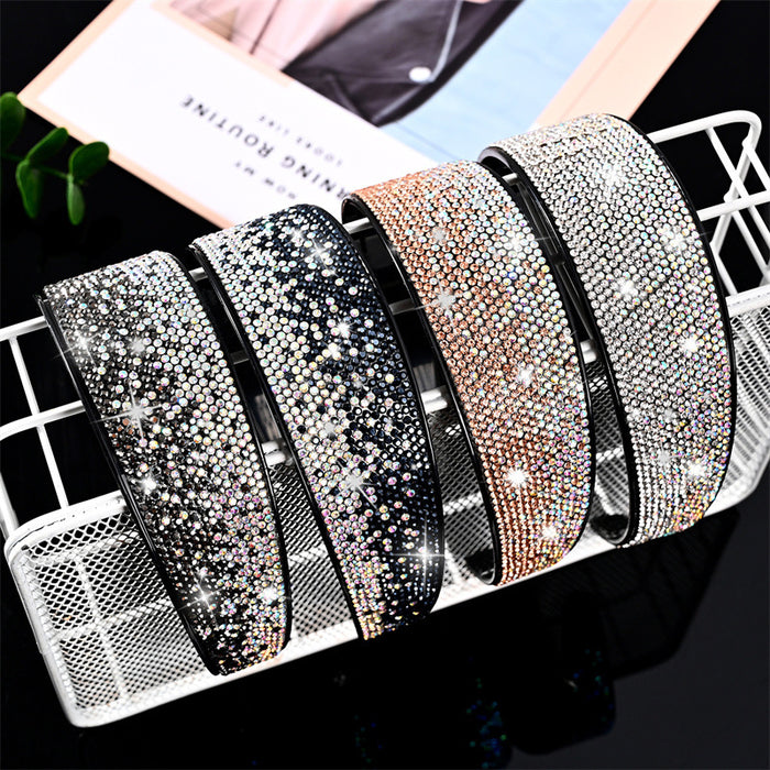 Jewelry WholesaleWholesale full diamond wide side with toothed non-slip diamond set diamond hair band JDC-HD-YingY003 Headband 迎源 %variant_option1% %variant_option2% %variant_option3%  Factory Price JoyasDeChina Joyas De China