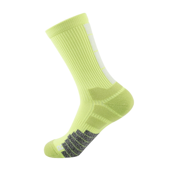 Wholesale Breathable Professional Long Barrel Basketball Socks Thickened Running JDC-SK-ZXian004