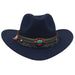 Jewelry WholesaleWholesale Western Cowboy Hat Jeweled Accessories Cotton Jazz Hat JDC-FH-HanDi005 Fashionhat 汉迪 %variant_option1% %variant_option2% %variant_option3%  Factory Price JoyasDeChina Joyas De China