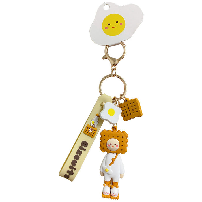 Wholesale cartoon food series key chain JDC-KC-BaiM029