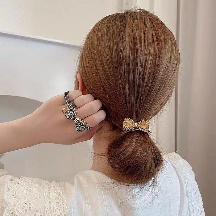 Jewelry WholesaleWholesale Rhinestone Butterfly Hair Ponytail Hair TieHair Scrunchies JDC-HS-PX002 Hair Scrunchies 品熊 %variant_option1% %variant_option2% %variant_option3%  Factory Price JoyasDeChina Joyas De China