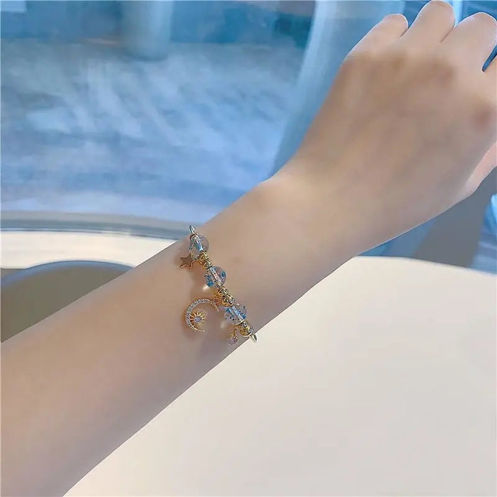 Jewelry WholesaleWholesale personality DREAM FAIRY star moon student Bracelet JDC-BT-HuG001 Bracelet 胡格 %variant_option1% %variant_option2% %variant_option3%  Factory Price JoyasDeChina Joyas De China