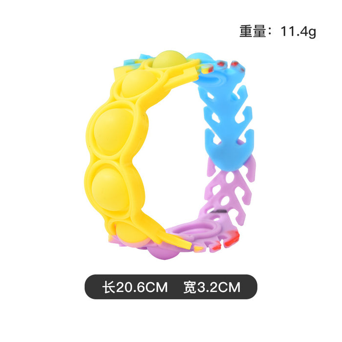 Jewelry WholesaleWholesale blue silicone multifunctional bracelet JDC-FT-Bais006 fidgets toy 百思 %variant_option1% %variant_option2% %variant_option3%  Factory Price JoyasDeChina Joyas De China