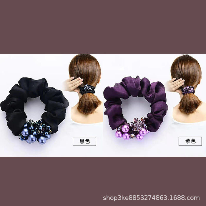 Wholesale High Elasticity Headband Pearl Hair Ring JDC-HS-JShi002