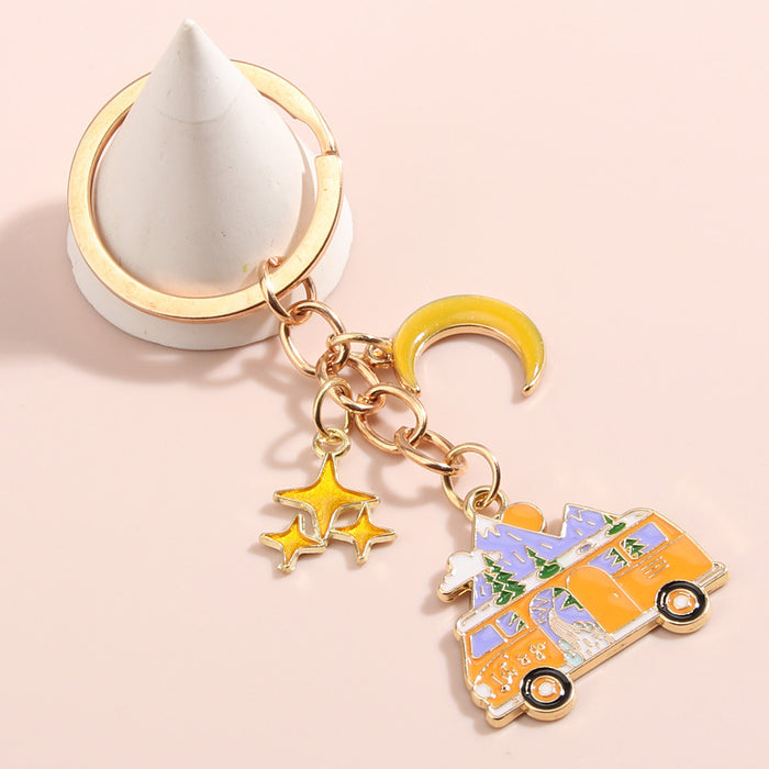 Wholesale Keychain Metal Car Enamel MOQ≥2 JDC-KC-XiangH014