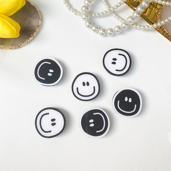 Jewelry WholesaleWholesale Pop Socket Smiley Plastic Telescopic Phone Holder JDC-PS-Xinx006 Pop Socket 新昕 %variant_option1% %variant_option2% %variant_option3%  Factory Price JoyasDeChina Joyas De China