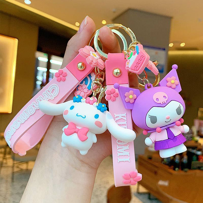 Wholesale keychain pvc sakura diary series car cute bag ornaments JDC-KC-BS014