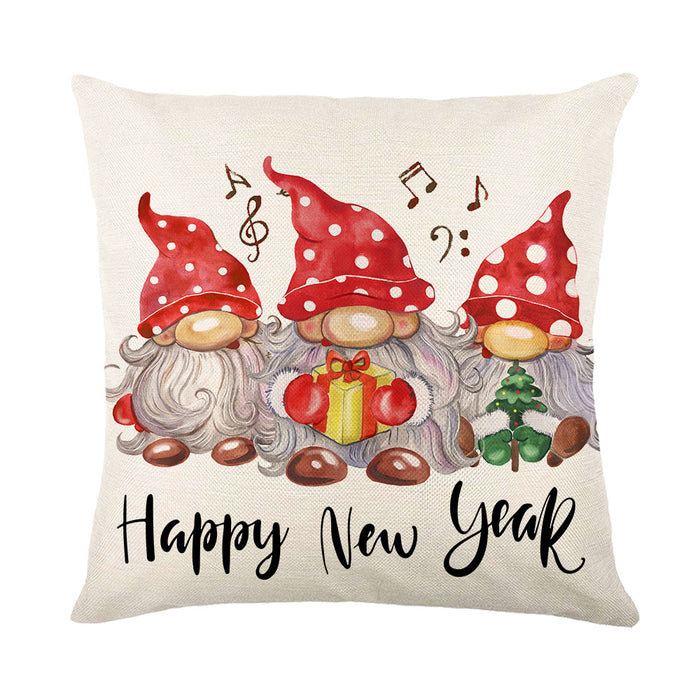 Wholesale Pillowcase Linen Without Pillow Print Christmas MOQ≥2 JDC-PW-Jinze005