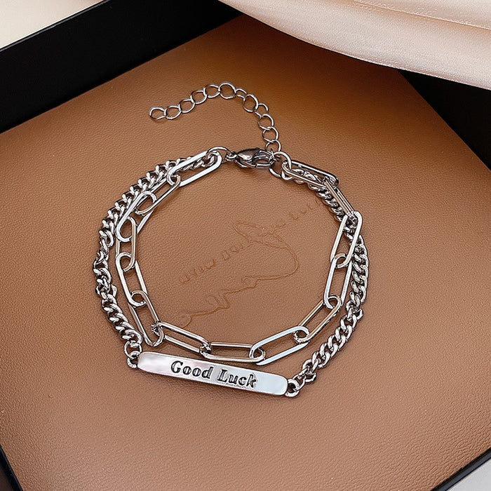 Jewelry WholesaleWholesale Pearl Titanium Steel Bracelet JDC-BT-HanJ005 Bracelet 韩爵 %variant_option1% %variant_option2% %variant_option3%  Factory Price JoyasDeChina Joyas De China