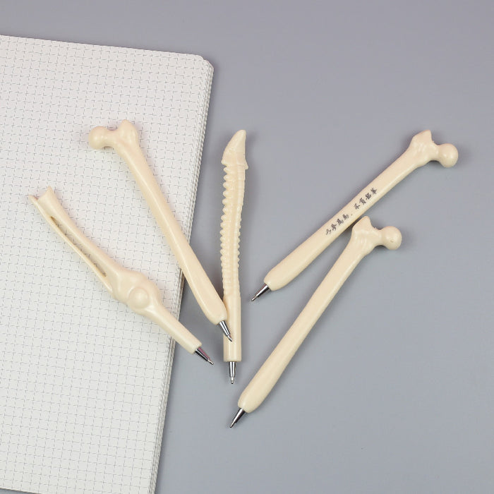 Wholesale Ballpoint Pen Plastic Creative Bone Shape Gel Pen JDC-BP-WangL001