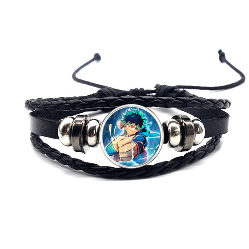 Jewelry WholesaleWholesale Accessories Leather Bracelet Braided Adjustable MOQ≥2 (M) JDC-BT-YanY012 Bracelet 炎源 %variant_option1% %variant_option2% %variant_option3%  Factory Price JoyasDeChina Joyas De China