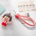 Jewelry WholesaleWholesale cartoon small balls will change face girl keychain JDC-KC-TengH001 Keychains 腾辉 %variant_option1% %variant_option2% %variant_option3%  Factory Price JoyasDeChina Joyas De China