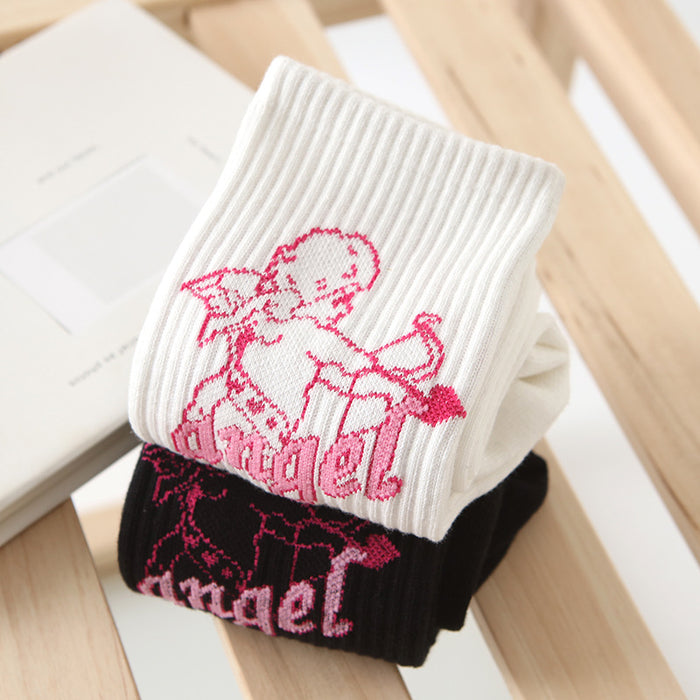 Wholesale Socks Cotton Cute Cartoon Couple Sports Socks JDC-SK-LYue002