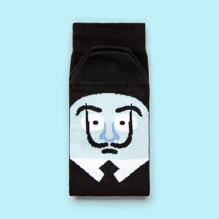 Wholesale socks fabric cartoon personality painting tide socks cotton socks JDC-SK-QAng011