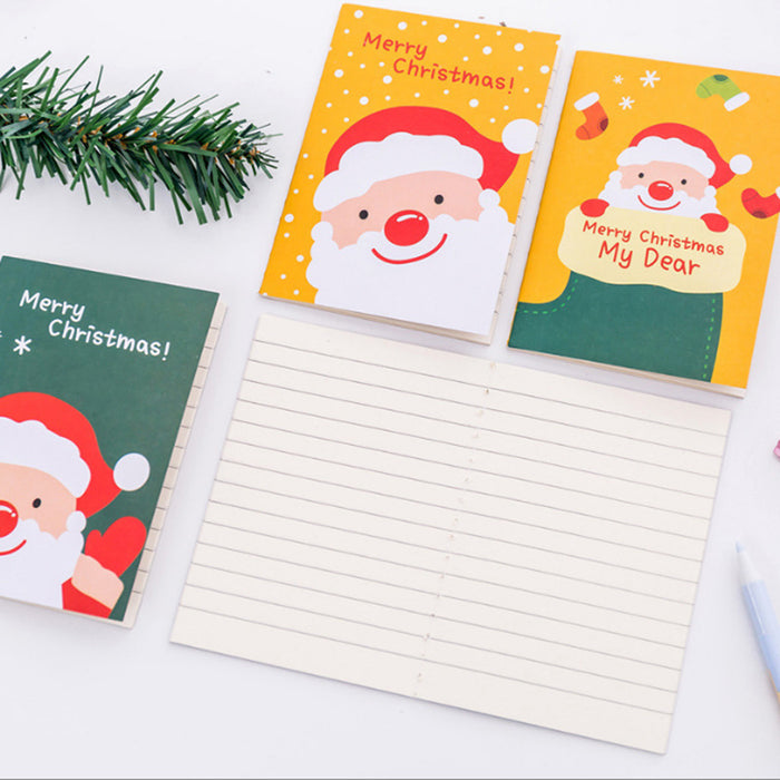 Wholesale Notebook Paper Cartoon Christmas Small Book Portable JDC-NK-KuY006