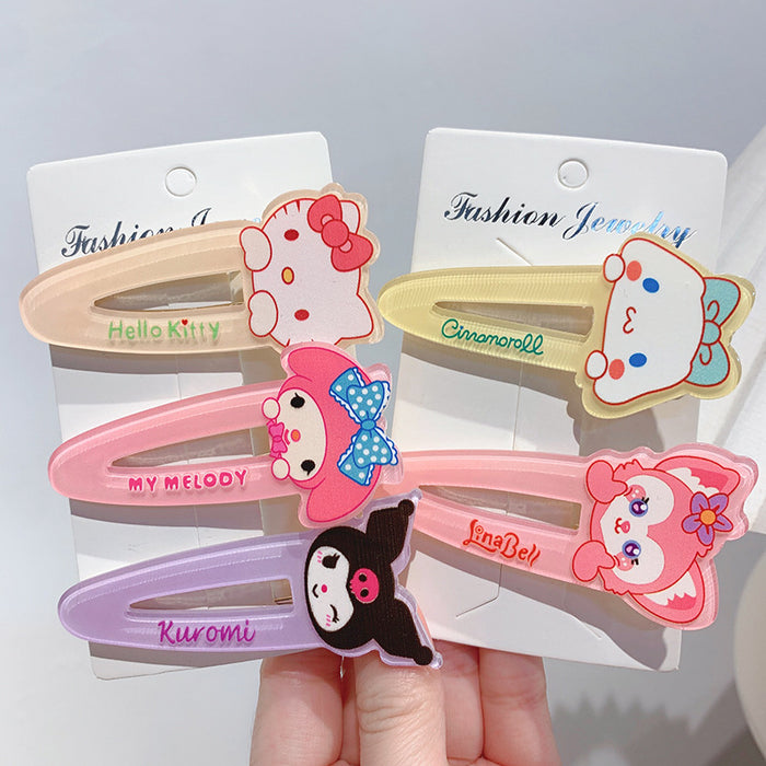 Wholesale Hair Clips Acrylic Cartoon Anime (M) JDC-HC-DILAN004