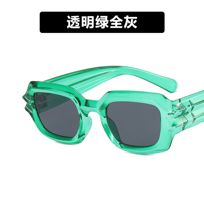 Wholesale hip hop sunglasses irregular personality niche trendy concave shape JDC-SG-KD181