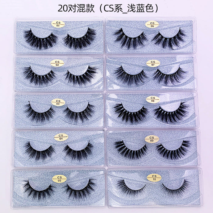 Jewelry WholesaleWholesale 3D color suit imitation mink hair natural eyelashes JDC-EY-LMB027 eyelashes 利美博 %variant_option1% %variant_option2% %variant_option3%  Factory Price JoyasDeChina Joyas De China