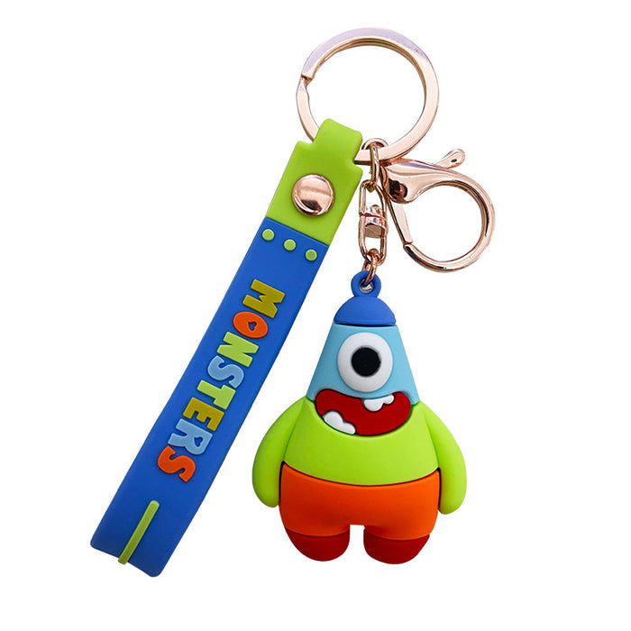 Wholesale little monster cartoon keychain car bag wild small pendant JDC-KC-GSXM085