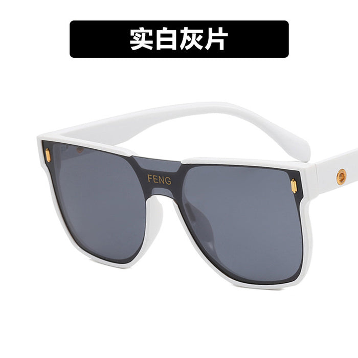 Wholesale One Piece Large Frame Sunglasses Funny Bungee Windproof and Thin JDC-SG-PLS074