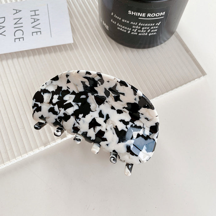 Jewelry WholesaleWholesale cow color series black and white medium hollow hairpin JDC-HC-Dduow104 Hair Clips 朵薇 %variant_option1% %variant_option2% %variant_option3%  Factory Price JoyasDeChina Joyas De China