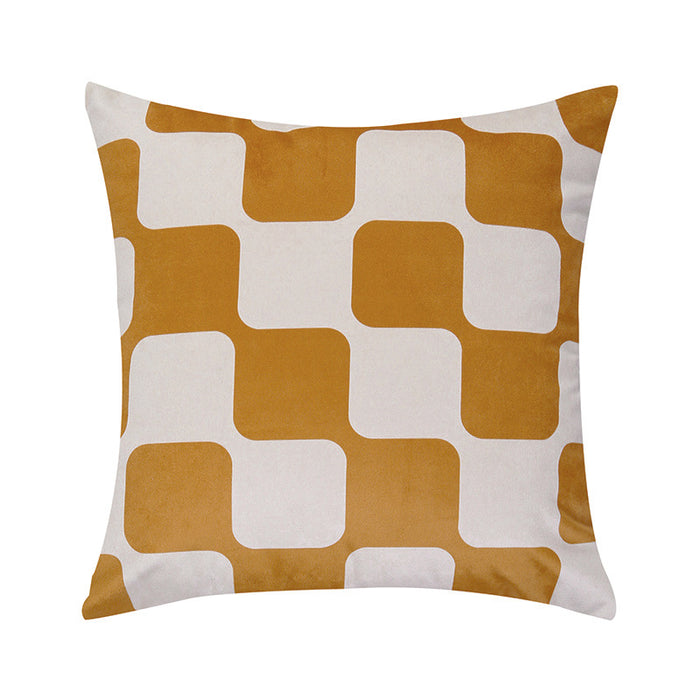 Wholesale Pillowcase Velvet Checkerboard Checkerboard JDC-PW-Feifei002