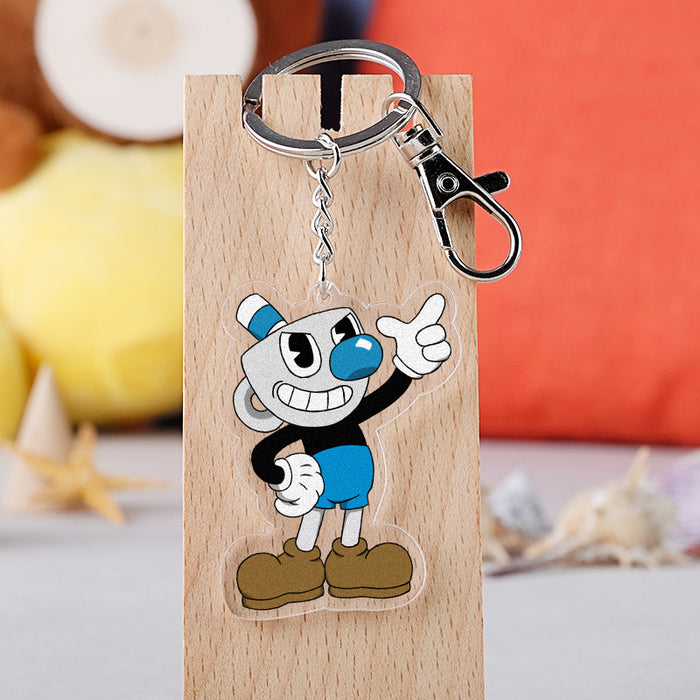 Wholesale keychain pvc cartoon cute plush toy pendant JDC-KC-KaMan003