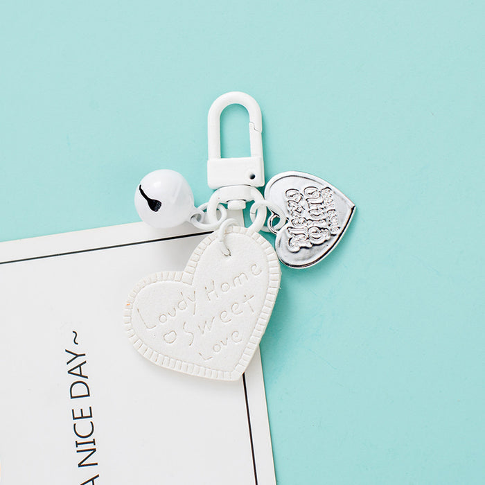 Wholesale Color Heart Leather Keychain JDC-KC-QiaM010