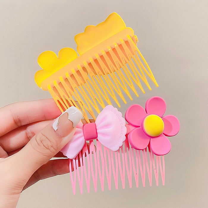 Wholesale pink resin hairpins JDC-HC-I410