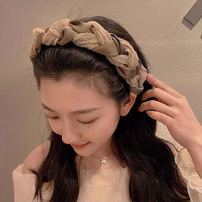 Wholesale Headband Organza Chain Tooth Braid MOQ≥2 JDC-HD-CMSP001