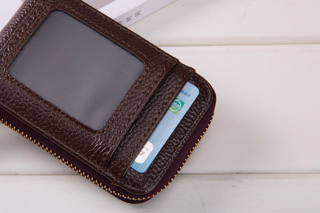 Wholesale PU Leather Card Holder Wallet MOQ≥3 JDC-WT-Shadp007