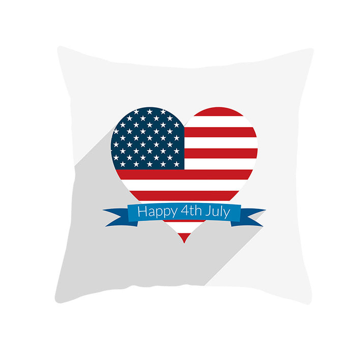 Wholesale 4th of July Independence Day Printed Pillowcase MOQ≥2 JDC-PW-Jinze002