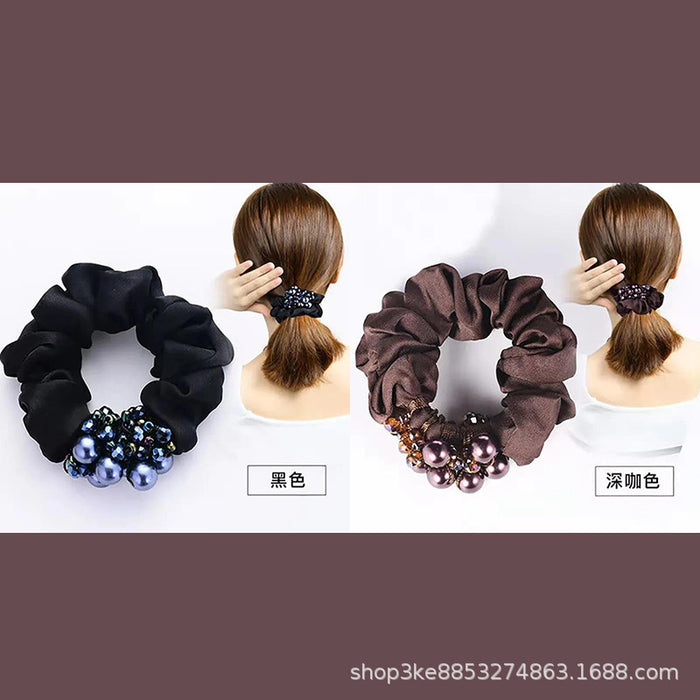 Wholesale High Elasticity Headband Pearl Hair Ring JDC-HS-JShi002