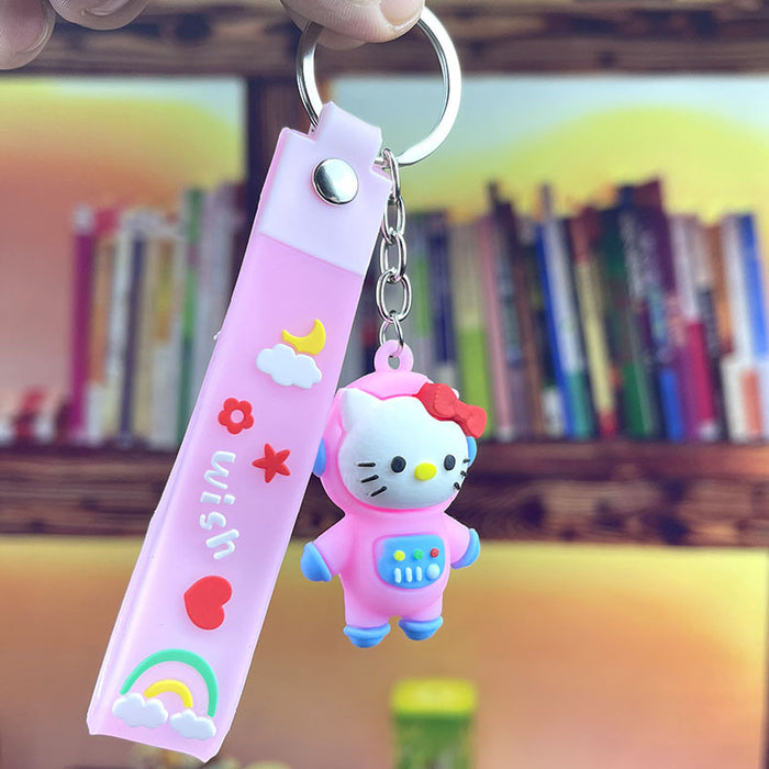 Wholesale keychain cartoon cute schoolbag doll pendant MOQ≥2 JDC-KC-LeO010