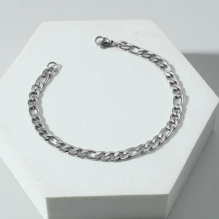 Jewelry WholesaleWholesale silver O-shaped stainless steel bracelet JDC-BT-MiMeng036 Bracelet 米萌 %variant_option1% %variant_option2% %variant_option3%  Factory Price JoyasDeChina Joyas De China