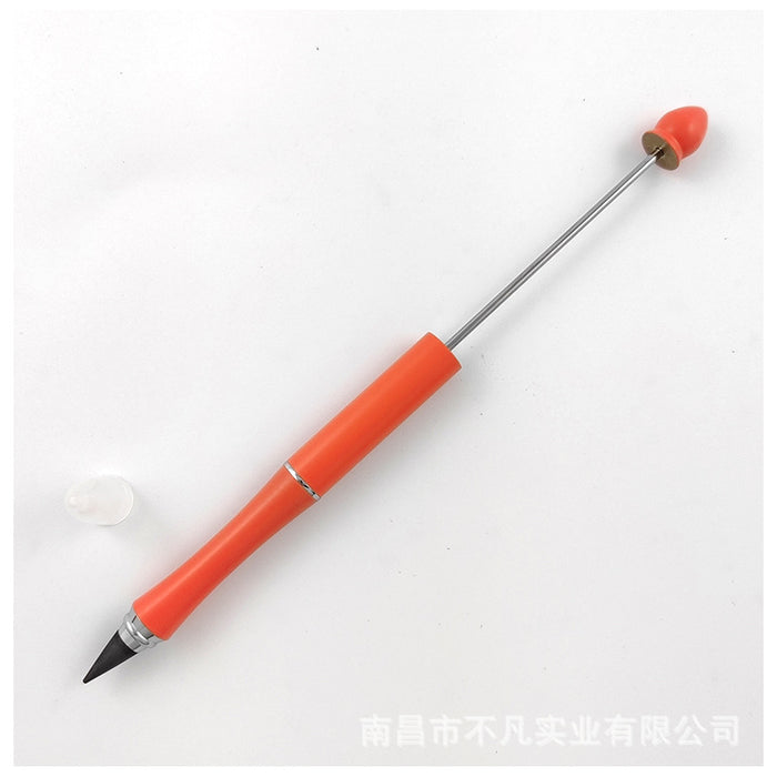 Wholesale Beadable Pens DIY Metal  Pencil With Eraser JDC-PC-BF004