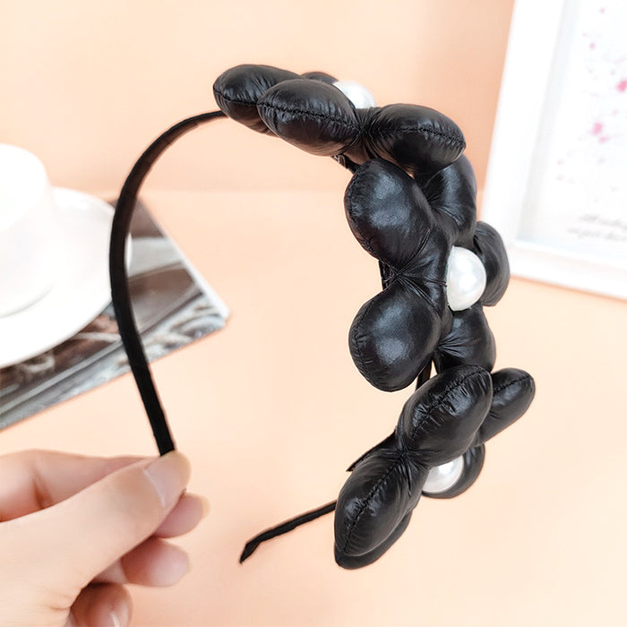 Wholesale cloth sponge flower headband JDC-HD-O124