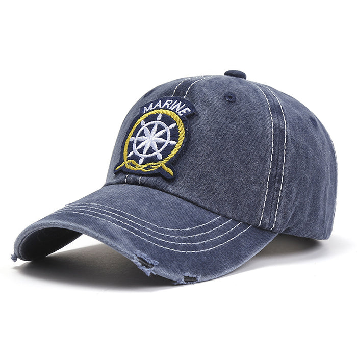 Wholesale Washed Cotton Hat Patch Embroidered Baseball Cap MOQ≥2 JDC-FH-GSYH208