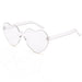 Jewelry WholesaleWholesale Plastic Rimless Heart Shaped One Piece Sunglasses Kids Glasses JDC-SG-XingY002 Sunglasses 兴业 %variant_option1% %variant_option2% %variant_option3%  Factory Price JoyasDeChina Joyas De China