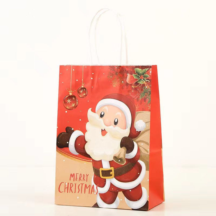 Wholesale Gift Bags Kraft Festive Party Christmas JDC-GB-ganrui008